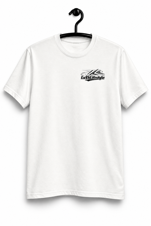 BLACK/WHITE LUSH MEMBER TEE Enhanced